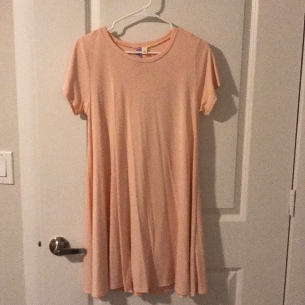 Light Pink T-Shirt Dress